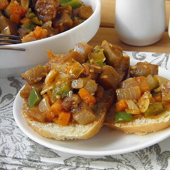 Рецепт икра из баклажанов кусочками