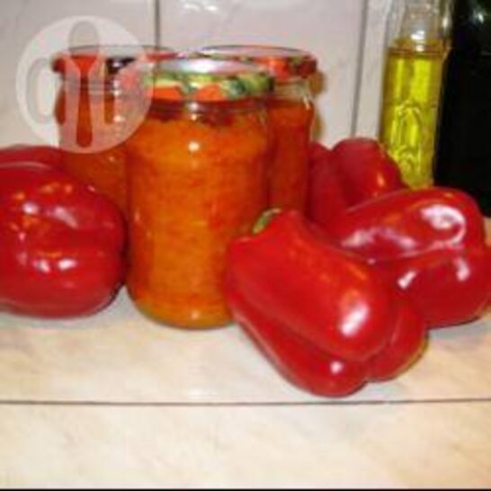 Рецепт икра из болгарского перца