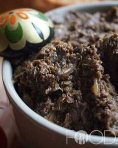 Икра из сухих грибов