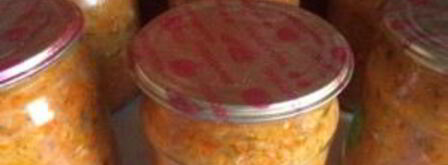 икра кабачковая в банку. Шаг 8