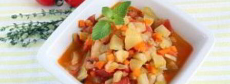 кабачковая икра кусочками на зиму. Шаг 5