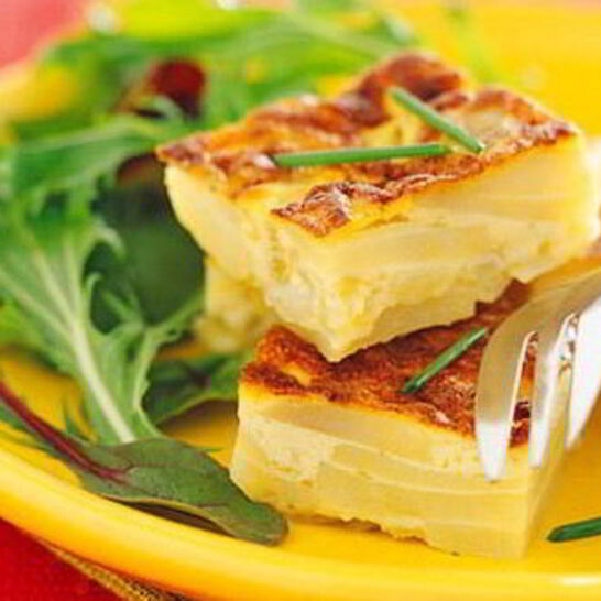 Рецепт испанская тортилья из картофеля с луком