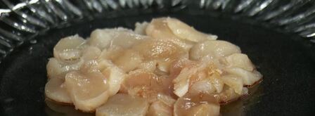 карпаччо из гребешка с кальмаром. Шаг 6