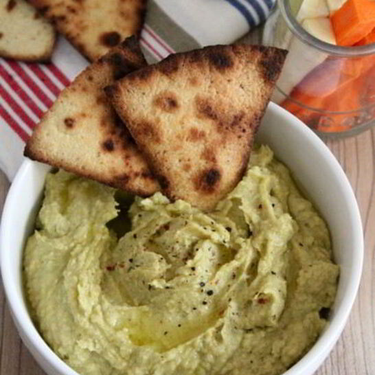 Рецепт хумус с авокадо