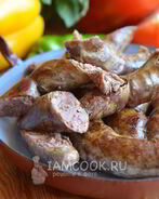 Колбаса домашняя из свинины