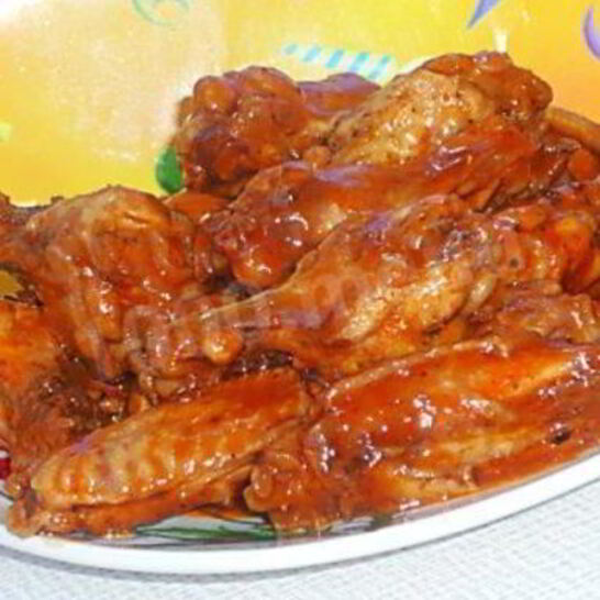 Рецепт крылышки маринованные в меду и соевом соусе