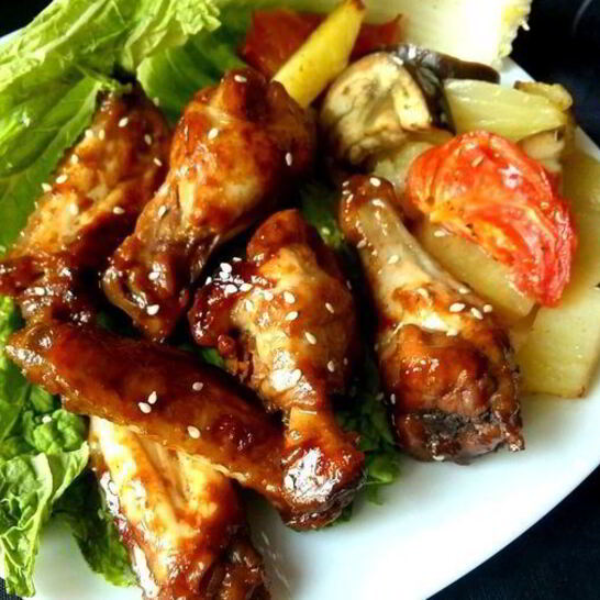 Рецепт куриные крылышки, маринованные в сидре с медом