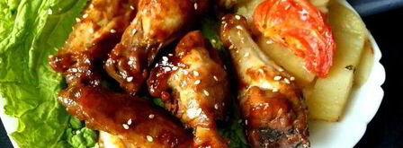 куриные крылышки, маринованные в сидре с медом. Шаг 8