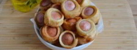 мини-сосиски в тесте. Шаг 5