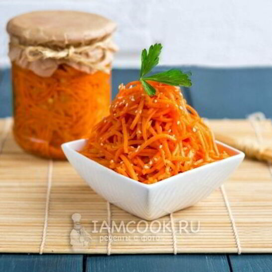Рецепт морковь по-корейски на зиму