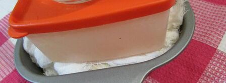 морковный домашний сыр с орехами. Шаг 8