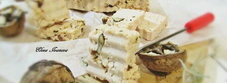 морковный домашний сыр с орехами. Шаг 10