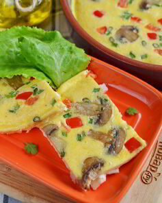 Омлет в духовке