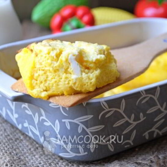 Рецепт детский омлет с молоком