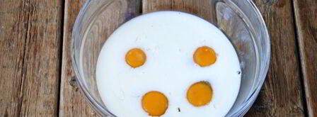 детский омлет с молоком. Шаг 8