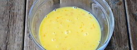 детский омлет с молоком. Шаг 9