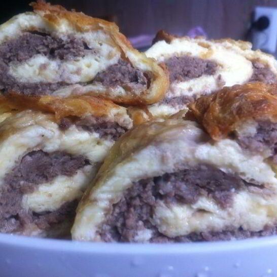 Рецепт фаршированный яичный рулет