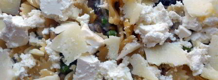 фриттата с пастой, шампиньонами и фетой. Шаг 6