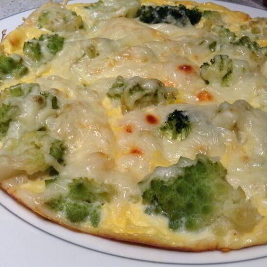 Рецепт фриттата с романеско и брокколи