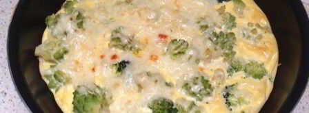 фриттата с романеско и брокколи. Шаг 7