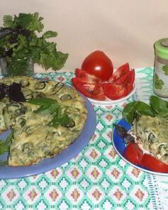 Фриттата с цукини