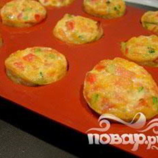 Рецепт маленький овощной омлет