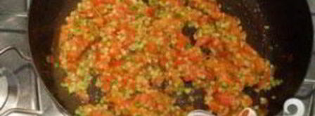 маленький овощной омлет. Шаг 5