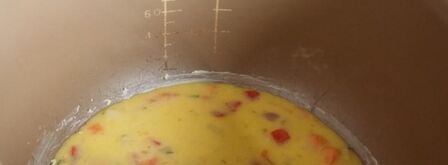 омлет на кефире. Шаг 5