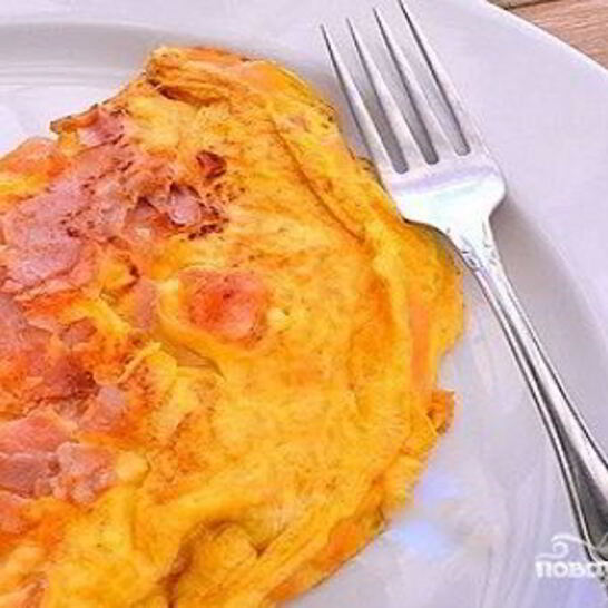 Рецепт омлет на сковороде