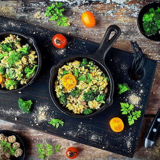 Рецепт омлет с брокколи и шнитт-луком