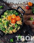 Омлет с брокколи