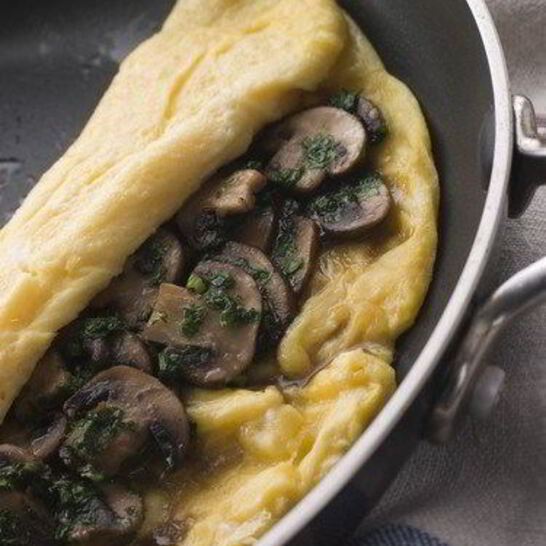 Рецепт омлет с грибами и эстрагоном