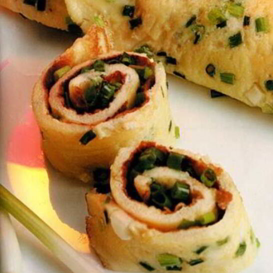 Рецепт омлет с изюмом