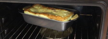 омлет с копченым мясом и зеленым горошком. Шаг 6