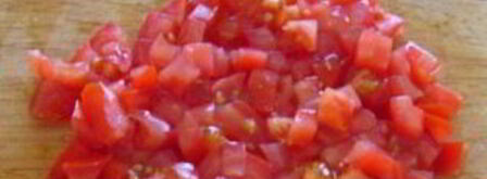 омлет с луком и помидорами. Шаг 3