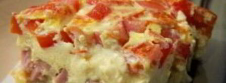 омлет с луком и помидорами. Шаг 5