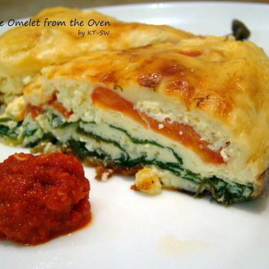 Рецепт омлет с овощами в духовке