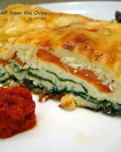 Омлет с овощами в духовке