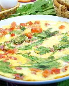 Омлет с помидорами и рукколой Алонзо