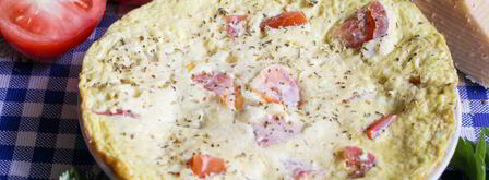 омлет с помидорами. Шаг 8