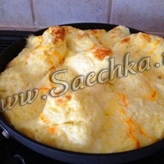 Рецепт омлет с сыром