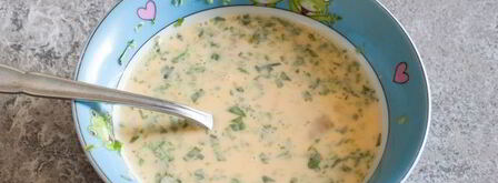 омлет с цветной капустой на сковороде. Шаг 6