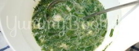 омлет с зеленью. Шаг 3