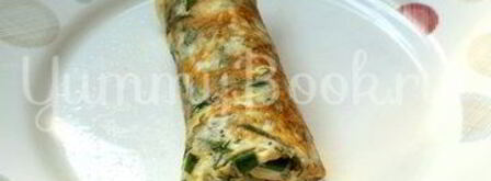 омлет с зеленью. Шаг 6