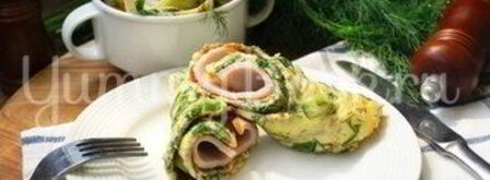 омлет с зеленью. Шаг 7