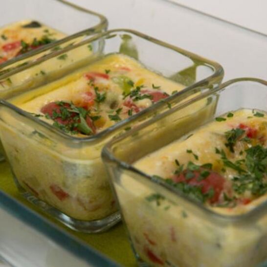 Рецепт паровая фриттата с овощами