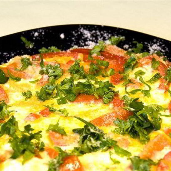 Рецепт разноцветный омлет