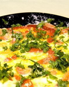 Разноцветный омлет