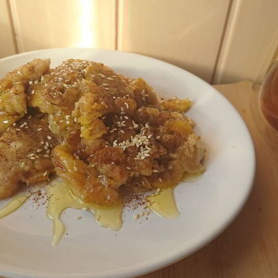 Рецепт сладкий омлет с яблоком