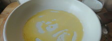 сладкий омлет с яблоком. Шаг 3